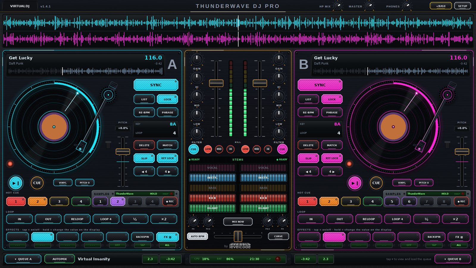 ThunderWave DJ PRO NEON